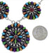 Multicolor Southwest Sterling Silver Link Necklace Set PX37831